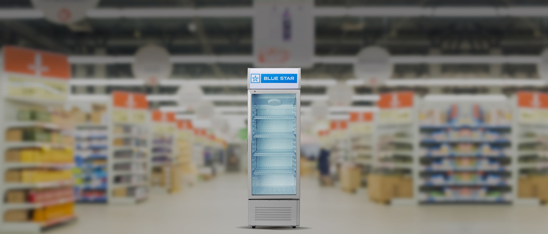 地板站立Visi冷却器