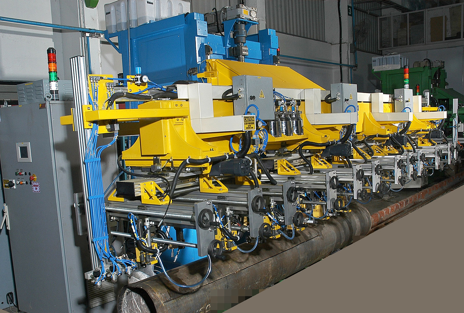 纵向锯超声波检测系统